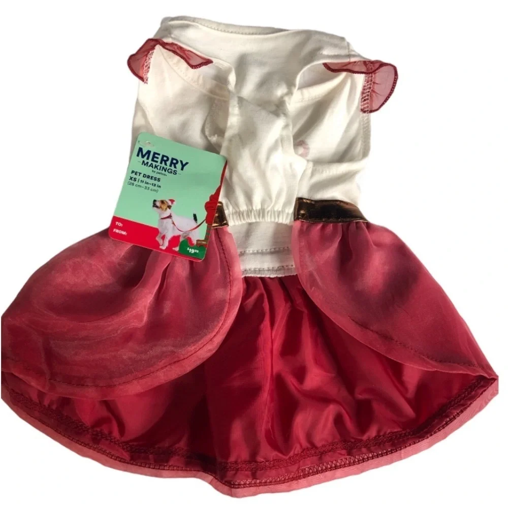 NWT Santa Baby Dog Christmas Dress XS